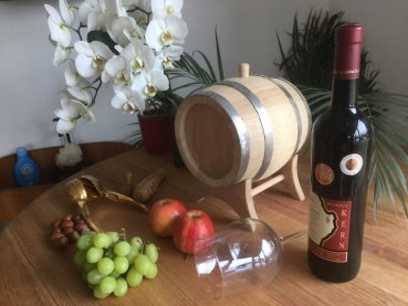 Preview: Weinfass Schnapsfass Lagerfass 3 Liter Holzfass neu